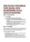 2026&sol;2027 S-Tier New Hampshire Title XXXVII Insurance Exam Mastery Test Bank &vert; 50&plus; MCQs&comma; Free Cheat Sheets & Statutory Matrices