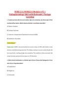 NURS231 Module 6 V1&ndash;V3 &vert; NURS 231 Module 6 V1&ndash;V3 &vert; Pathophysiology &vert; Q&A with Rationale &vert; Portage Learning