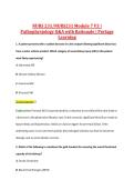 NURS231 Module 7 V1&ndash;V3 &vert; NURS 231 Module 7 V1&ndash;V3 &vert; Pathophysiology &vert; Q&A with Rationale &vert; Portage Learning