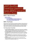 2026&sol;2027 GAWP Backflow Prevention Assembly Tester &lpar;BPAT&rpar; Exam Premium Test Bank &vert; &NewLine;S-Tier Guide to USC 10th Ed & GA EPD Diagnostics &lbrack;20&plus; Q&A&rsqb; &plus; Free Cheat Sheet 