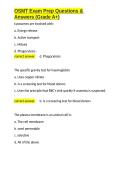 OSMT Exam Prep Questions & Answers &lpar;Grade A&plus;&rpar;&period;docx&NewLine;&NewLine;