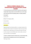 NURS231 Module 10 V1&ndash;V3 &vert; NURS 231 Module 10 V1&ndash;V3 &vert; Pathophysiology &vert; Q&A with Rationale &vert; Portage Learning