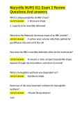 Maryville NURS 611 Exam 3 Review Questions And answers&period;docx&NewLine;&NewLine;