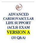 ACLS Exam Version A &ndash; Advanced Cardiovascular Life Support Certification Practice Test with 100&plus; Verified Questions&comma; Answers & Detailed Rationales &lpar;2025&ndash;2027&rpar;