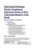 2026&sol;2027 Maryland Drinking Water Treatment Operator Exam &lpar;Classes 3-5&rpar; &vert; S-Tier Master Test Bank & Study Guide &vert; COMAR & EPA Regulations &plus; Free Cheat Sheet 