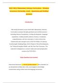 WGU D677 Elementary Literacy Curriculum &ndash; Western Governors University&comma; 2026 &ndash; Questions and Verified Answers