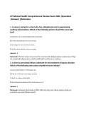 ATI Mental Health Comprehensive Review Exam 2026 &vert;Questions&NewLine;&vert;Answers &vert;Rationales&NewLine;