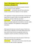 Test 6 Mortgage Exam Questions & Answers &lpar;Grade A&plus;&rpar;&period;docx&NewLine;&NewLine;