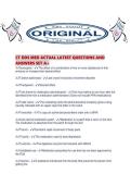 CT DDS MED ACTUAL LATEST QUESTIONS AND ANSWERS SET A&period;pdf
