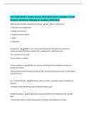 NSG 3450 EXAM 1 &lpar;Latest Version 2026&vert;2027&rpar; With Complete Correct&NewLine;Answers &vert;Solutions &vert;Already A&plus; Graded &lpar; 100&percnt; Pass&rpar;