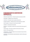 CT DDS MED STUDYS ALL QUESTIONS AND ANSWERS SET A&period;pdf