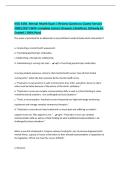 NSG 3450&period; Mental Health Exam 1 Review Questions &lpar;Latest Version&NewLine;2026&vert;2027&rpar; With Complete Correct Answers &vert;Solutions &vert;Already A&plus;&NewLine;Graded &lpar; 100&percnt; Pass&rpar;