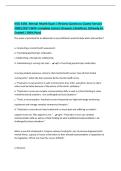 NSG 3450&period; Mental Health Exam 1 Review Questions &lpar;Latest Version&NewLine;2026&vert;2027&rpar; With Complete Correct Answers &vert;Solutions &vert;Already A&plus;&NewLine;Graded &lpar; 100&percnt; Pass&rpar;