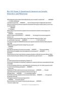 Bio 101 Exam 2&colon; Questions & Answers on Genetic&NewLine;Disorders and Mutations