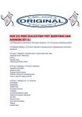 NUR 232 PEDS EVALUATION TEST QUESTIONS AND ANSWERS SET A&period;pdf&NewLine;&NewLine;1&period; Document information