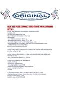 NUR 232 PEDS EXAMS 2 QUESTIONS AND ANSWERS SET A&period;pdf