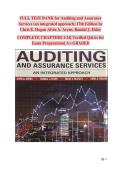 Auditing and Assurance Services 17th Edition by Arens&comma; Elder & Hogan &vert; Comprehensive Test Bank with Answers &semi; Complete Exam Preparation Guide &colon; Full Question & Answer Resource