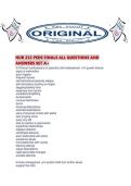 NUR 232 PEDS FINALS ALL QUESTIONS AND ANSWERS SET A&period;pdf