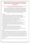 HSPA CRCST Sterile Processing Exam 2026&sol;2027 &vert; 150 Verified Q&A with Rationales &vert; A&plus; Graded