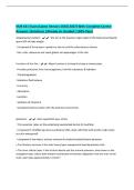 NUR 631 Exam &lpar;Latest Version 2026&vert;2027&rpar; With Complete Correct&NewLine;Answers &vert;Solutions &vert;Already A&plus; Graded &lpar; 100&percnt; Pass&rpar;