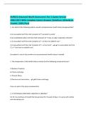 NUR-631 Patho Final Exam &lpar;Latest Version 2026&vert;2027&rpar; With Complete&NewLine;Correct Answers &vert;Solutions &vert;Already A&plus; Graded &lpar; 100&percnt; Pass&rpar;
