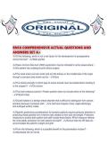 RNFA COMPREHENSIVE ACTUAL QUESTIONS AND ANSWERS SET A&period;pdf