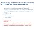 Pharmacology HESI Comprehensive Review for the &NewLine;NCLEX-PN Exam&comma; 6th Edition Study Mode