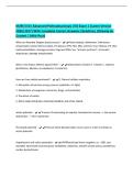 NURS 5315 Advanced Pathophysiology UTA Exam 1 &lpar;Latest Version&NewLine;2026&vert;2027&rpar; With Complete Correct Answers &vert;Solutions &vert;Already A&plus;&NewLine;Graded &lpar; 100&percnt; Pass&rpar;