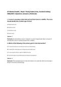 ATI Mental Health &vert; Week 7 Study Guide &lpar;Crisis&comma; Suicide & Safety&rpar;&NewLine;2026&sol;2027 &vert;Questions &vert;Answers &vert;Rationales&NewLine;