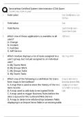 ServiceNow CSA Certification &sol; Score 100&percnt; &sol; 2025 Update &sol; Exam Prep & Study Guide&NewLine;&NewLine;