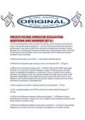 PRIVATE PATROL OPERATOR EVALUATION QUESTIONS AND ANSWERS SET A&period;pdf
