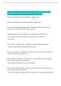 Orofacial Final &lpar;Latest Version 2026&vert;2027&rpar; With Complete Correct&NewLine;Answers &vert;Solutions &vert;Already A&plus; Graded &lpar; 100&percnt; Pass&rpar;