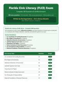  Florida Civic Literacy Exam FLCE 2026&colon; 300 Practice Questions with Verified Answers&comma; Detailed Rationales & A&plus; Graded Solutions &vert; Updated for Florida Standards