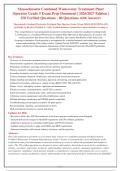 Massachusetts Grade 5 Wastewater Operator Exam Prep 2026&sol;2027&colon; 150 Verified Q&A with Rationales