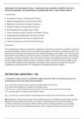 D664 OBJECTIVE ASSESSMENT EXAM &ndash; QUESTIONS AND ANSWERS &vert; VERIFIED AND WELL&NewLine;DETAILED ANSWERS &vert; PLUS RATIONALES &vert; GUARANTEED PASS &vert; LATEST EXAM UPDATE