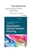 Test Bank For Psychiatric-Mental Health Nursing 11th Edition by SHEILA L&period; VIDEBECK &vert; All Chapters Covered&vert; Latest Update 2026 
