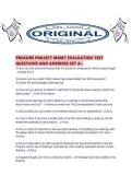 PROCORE PROJECT MGMT EVALUATION TEST QUESTIONS AND ANSWERS SET A&period;pdf