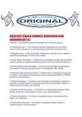 WGU D311 FINALS CORRECT QUESTIONS AND ANSWERS SET A&period;pdf&NewLine;&NewLine;1&period; Document information