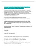 RESNA ATP Practice Exam &lpar;Latest Update 2026&vert;2027&rpar; With Correct&NewLine;Detailed Answers &vert;Already A&plus; Graded &lpar;100&percnt;Pass&rpar;