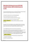 BSN 366 Exit HESI Newest Version 2026 With&NewLine;Complete Solution 100&percnt; Verified Answers A&plus;&NewLine;Graded