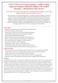 NACE CIP Level 1 Exam Prep 2026&sol;2027&colon; 140&plus; Graded Questions & Rationales&comma; AMPP Aligned