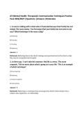 ATI Mental Health&colon; Therapeutic Communication Techniques Practice&NewLine;Pack 2026&sol;2027 &vert;Questions &vert;Answers &vert;Rationales&NewLine;