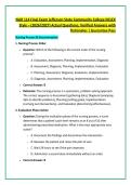 NUR 114 Final Exam Jefferson State Community College NCLEX &NewLine;Style &ndash; &lpar;2026&sol;2027&rpar; Actual Questions&comma; Verified Answers with &NewLine;Rationales &vert; Guarantee Pass 