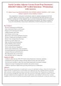 NC Adjuster License Exam 2026&colon; 150 Verified Questions and Rationales &lpar;100&percnt; Pass Guarantee&rpar;