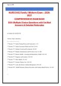 FNP Exam Prep &vert; 225&plus; Practice Questions with Verified Answers & Rationales &vert; Family Nurse Practitioner Certification 2026-2027