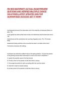 NCLEX EXAM PRACTICE QUESTIONS- KAPLAN LIVE REVIEW EXAM QUESTIONS WITH VERIFIED ANSWERS LATEST UPDATE 2026 FOR GUARANTEED SUCCESS &sol; STUDY GUIDE