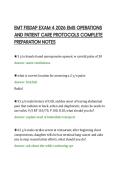 EMT FISDAP EXAM 4 2026 EMS OPERATIONS&NewLine;AND PATIENT CARE PROTOCOLS COMPLETE&NewLine;PREPARATION NOTES&NewLine;