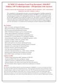 NCMHCE Evaluation 2026-2027&colon; 150 Verified Q&A with A&plus; Rationales &vert; NBCC-Aligned