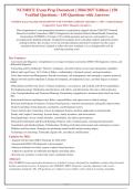 NCMHCE Exam Prep 2026&sol;2027 &vert; 150 Verified Questions & Answers with Rationales &vert; Graded A&plus; &vert; Updated for Latest NBCC Blueprint