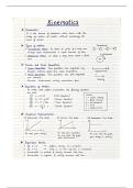 Summary -  physics
